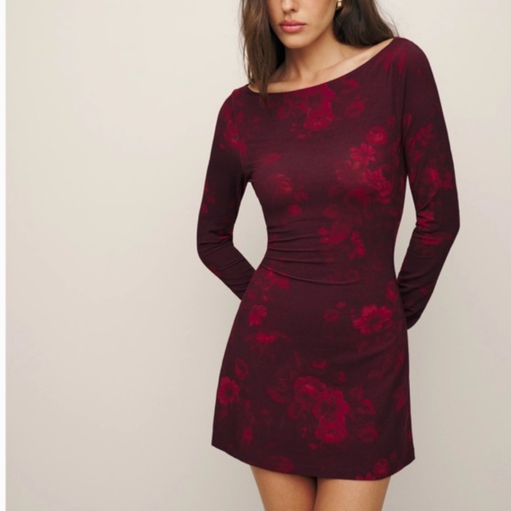Reformation Jaelynn Mini Long Sleeve Dress